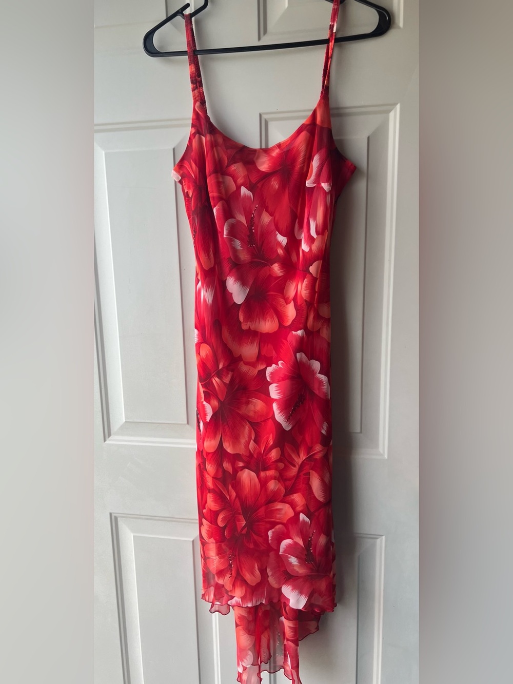 Red Floral Dress